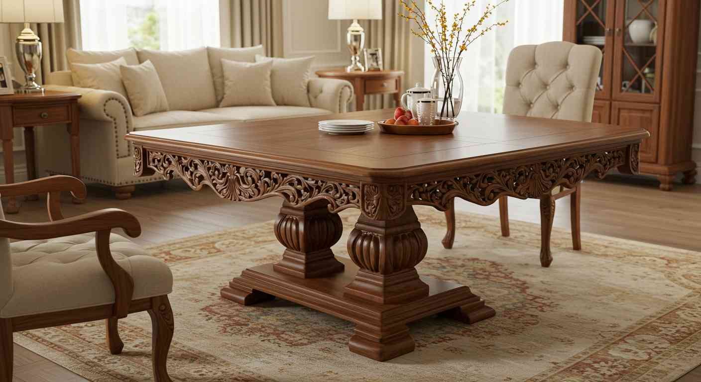 Furniture Bahan Kayu Jati