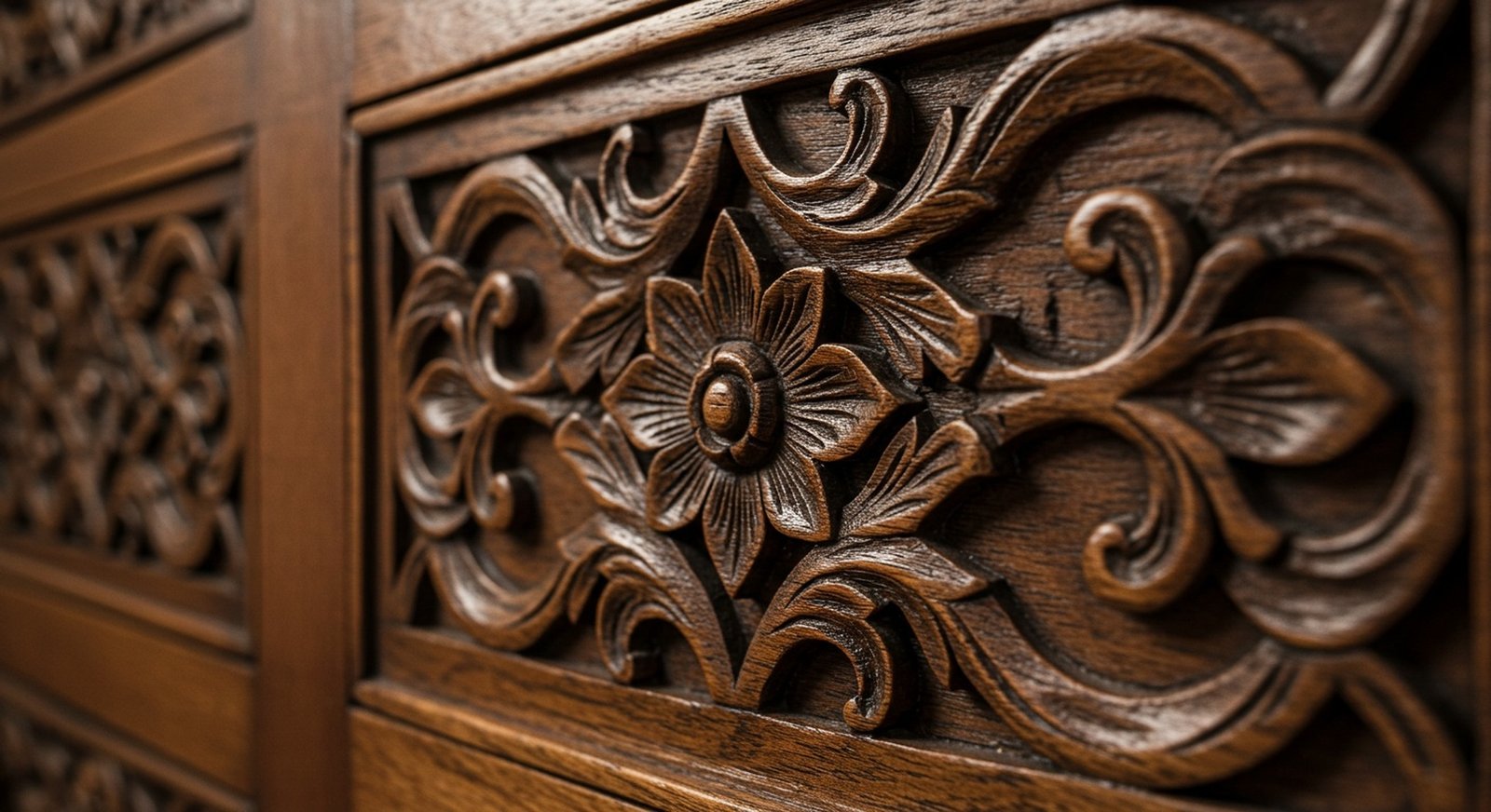Motif Ornamen Ukiran Jepara Relief Kayu Jati