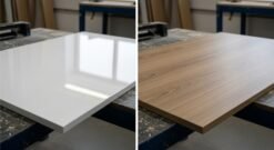 Finishing Duco Glossy Dan Melamin Natural Pada Furniture Kayu