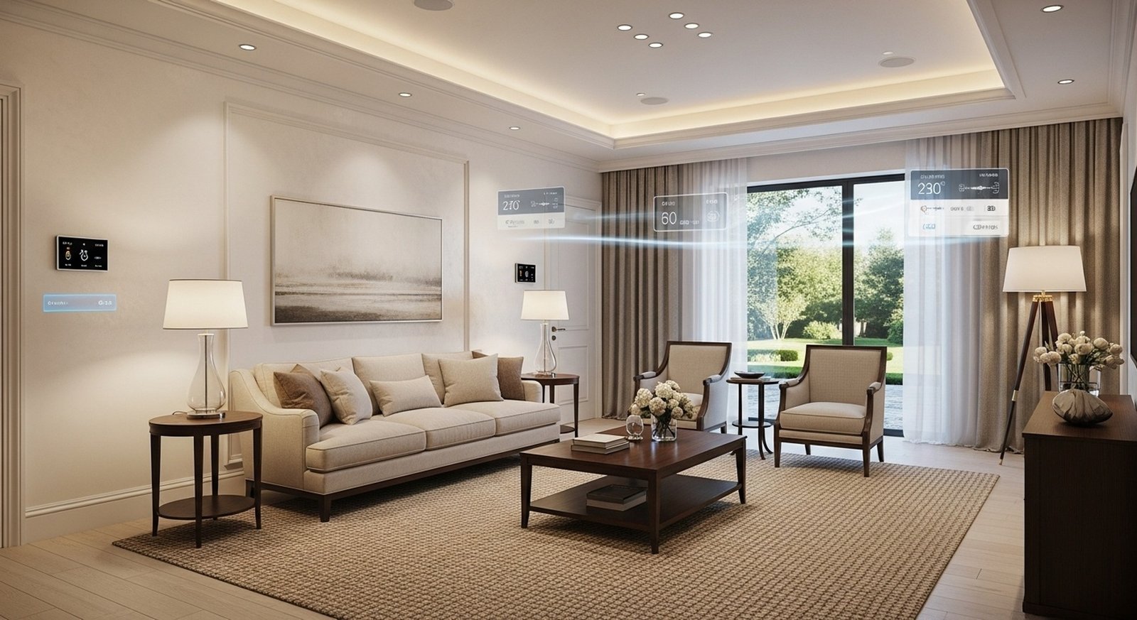 Desain INterior Ruang Mewah Berteknologi Tinggi Dengan Pengaturan Suhu Otomatis