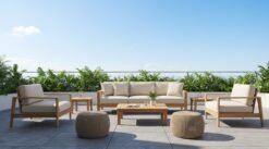 Pojok Santai Teras Modern Outdoor Furniture Standar Internasional