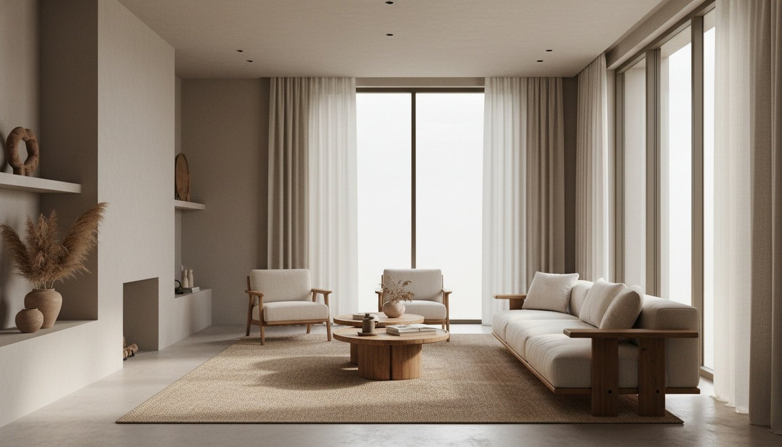 Warna Cat Ruang Tamu Mewah Greige Matte Elegan