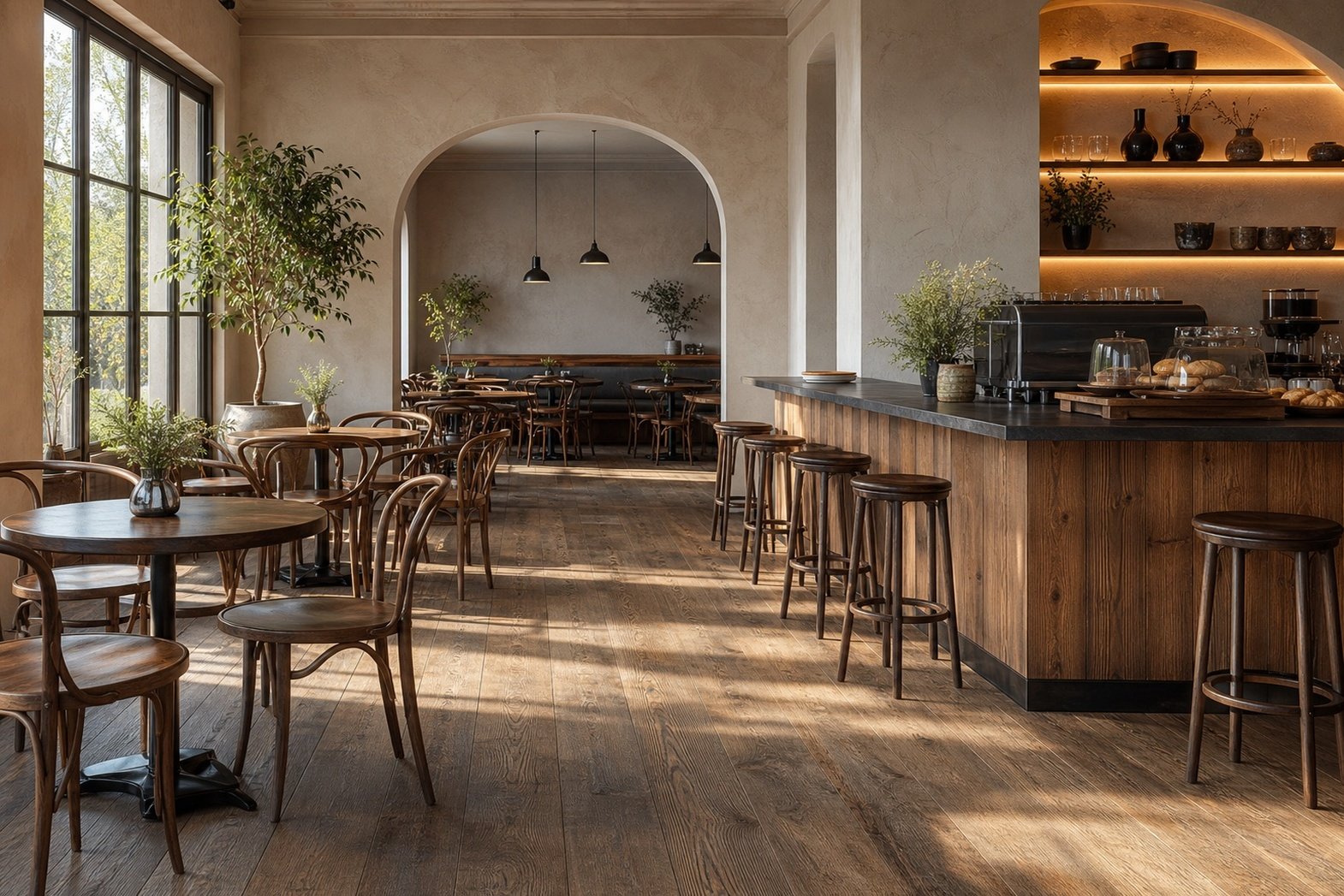 Perpaduan Gaya Klasik Dan Modern Interior Cafe
